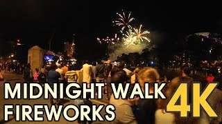 【4K UHD ADELAIDE AUSTRALIA】 New Year Midnight Walking At Adelaides Elder Park With Fireworks [upl. by Maryanna646]