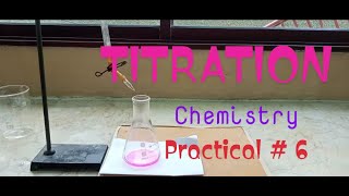 Titration  Chemistry Practical 6  Class 9  Online SFS [upl. by Gerdeen486]