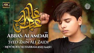 Syed Zain Ali Zaidi  Abbas Alamdar  Noha  Muharram 20231445 [upl. by Beedon]