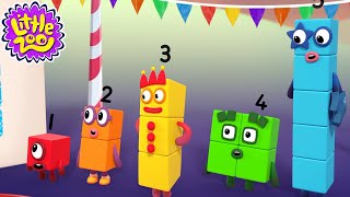 🎨🔢 Stampoline Art Extravaganza  Learn to Count  12345  Numberblocks [upl. by Neala]