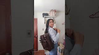 Hermosa mochila tamaño carta 🤩 mochilas moda modacoreana [upl. by Aileve200]