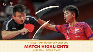 Singapore vs Canada  Group 4  Stage 1  ITTF Mixed Team World Cup 2023 [upl. by Fenelia]