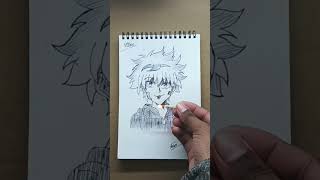 Killua drawing transition short ❤️🔥🔥new trending short😱❤️shorts viral trending youtubeshorts [upl. by Ynohtnanhoj]