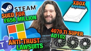 HW News  Microsoft Keeps Ruining Windows Valve Lawsuit 4090 in the 4070 Ti Super [upl. by Ricard]