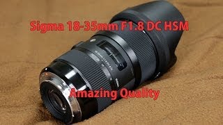 SIGMA 18 35mm F18 DC HSM のご紹介 [upl. by Cchaddie14]