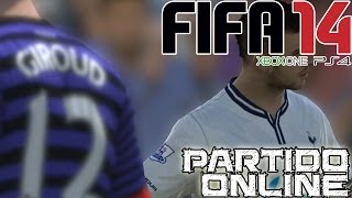 FIFA 14 XBOX OnePS4  Partido online  Controles manuales [upl. by Ztnaj]