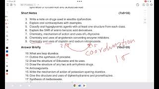 KUHS Medicinal Chemistry പാസ്സാകാൻ ഈ Answer Writing Approaches അറിയാമോ ഇനി പരീക്ഷ ഭയം വേണ്ട [upl. by Boris]