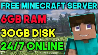 Free 247 minecraft server hosting  6gb Ram  Moo Nodes [upl. by Wons]