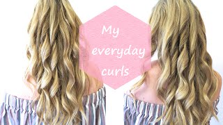 Hair tutorial My everyday curls with Remington Pro Curl [upl. by Aneleairam]