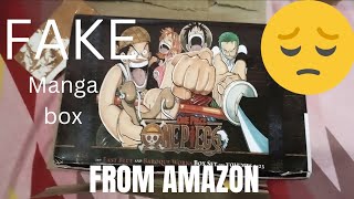 I GOT A FAKE MANGA BOX SET FROM AMAZON  CHECK DESCRIPTION FOR MORE DETAILS [upl. by Deanne]