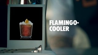 FLAMINGOCOOLER DRINK RECIPE  HOW TO MIX [upl. by Naivart]