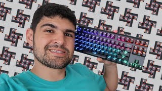 UM TECLADO MECÂNICO BARATO E INCRÍVEL Unboxing MotoSpeed CK101 [upl. by Ahselat]