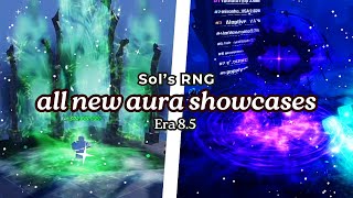 Sols RNG All Era 85 New Auras Showcase Completed [upl. by Annayek]