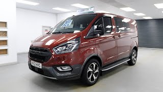 Ford Transit Custom 320 20 Active Edition Metallic Dark Carmine Red Crewcab  NV21 HVG  VanStar [upl. by Anev]