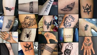 Small tattoo designs for hands  left hand tattoo for men  boys band tattoos StylewithDuaFatima [upl. by Boru]