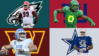 NFC East Draft Grades and Roster Outlooks  Giants Commanders Cowboys and Eagles [upl. by Findlay]