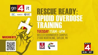 Rescue Ready Opioid overdose rescue training in Taylor [upl. by Rebmat]