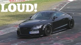 Straight Piped Audi TTRS on the Nürburgring [upl. by Merissa162]