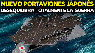 NUEVO Portaviones Japonés DESTRUIRÁ China en 10 SEG [upl. by Ecnatsnoc979]