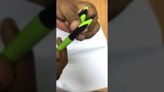 🖊🖊 Uniball air microa pen that delivers you a right stroke [upl. by Lilah]