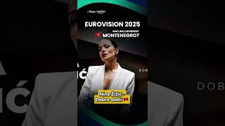 Nina Žižić Montenegro Eurovision 2025 🇲🇪 ‘Dobro došli’  Montesong [upl. by Babs]