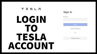 Tesla Account Login Made Easy StepbyStep Tutorial [upl. by Clim161]