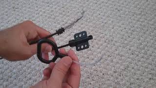 How to fix replace D ring handle pull ring cable on recliner couch tricks to know New Vid below [upl. by Aisa]