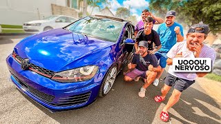 REAÇÃO DOS MEUS AMIGOS AO VER MEU CARRO NOVO [upl. by Ariamat]