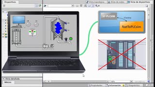 Comunicación del SCADA InTouch con el SIMULADOR S7PLCSIM [upl. by Yrailih]