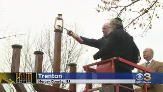 Gov Murphy Lights Menorah At Rabbinical College of America In Trenton On 2nd Day Of Hanukkah [upl. by Sibella749]