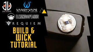 Build Tutorial for the Requiem RDA by Vandy Vape amp El Mono Vapeador [upl. by Zaneski187]