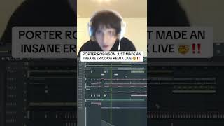 Porter Robinson just remixed an Ericdoa song live 🤯 [upl. by Alekram]