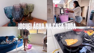 FAXINA PESADA NA CASA  armário na cozinha [upl. by Iruahs]