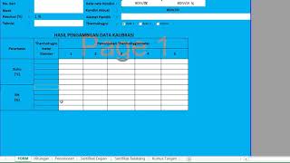 Template Kalibrasi Thermohygrometer [upl. by Galliett]