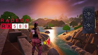 Fortnite Chapter 5 ON A 200 PC  Xeon 2670 V2  RX580 8GB 2048SP  Performance Mode  DX 12 Low TSR [upl. by Gauthier]