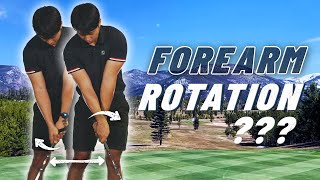 FOREARM ROTATION IN THE GOLF SWING [upl. by Any236]