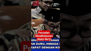 Persoalan Mendikdasmen Abdul Muti [upl. by Namreh]