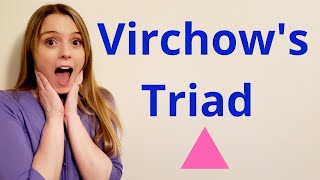 VIRCHOWS TRIAD BLOOD CLOTDVT [upl. by Craner]