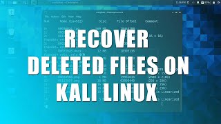 How to Recover Deleted Files in Kali Linux 20241 [upl. by Philoo62]