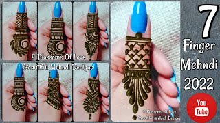 7 Lovely Finger Mehndi Design 2022  Thumb Tattoo Mehndi  Finger Mehndi Design  Funky Fingers [upl. by Airdnahc682]