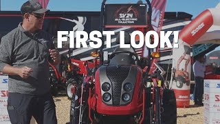 ⚡️ First Look at the SOLIS SV24 Electric Compact Tractor ⚡️  Solis Tractors USA 2023 [upl. by Hairacaz]