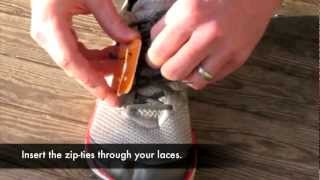 ‪Chip Timing  How To Attach Timing Chip To Running Shoe  Competitive Timing‬ [upl. by Onimixam]