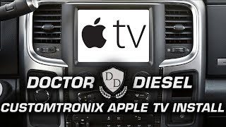 Customtronix Apple TV Jailbreak for UConnect Installation Overview [upl. by Ecyle]