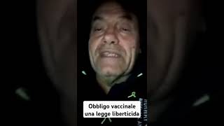 Obbligo vaccinale una legge liberticida  Moreno Ferrari [upl. by Aitital806]