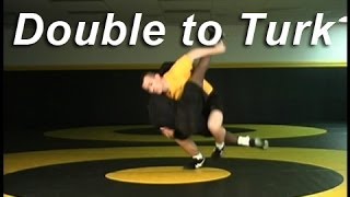 Double Leg to Standing Turk  Cary Kolat Wrestling Moves [upl. by Rehm234]