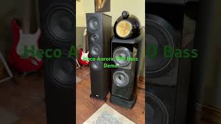 Heco Aurora 700 Bass Demo audioequipment audio speaker heco hecoaurora700 bowerswilkins [upl. by Noteek]