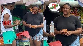 CUCUMBER PRANK ON LADIES  I MET SOME KIND LADIES IN THE HOOD ❤️🥒 [upl. by Filemon]