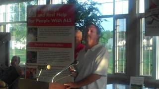 Mike McGinn uses his iPad to talk about The ALS Association Greater Philadelphia Chapter [upl. by Louanne]