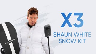 Insta360 x Shaun White  Announcing the X3 Shaun White Snow Kit [upl. by Rrats]