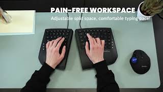 【PERIBOARD524】 Wired Ergonomic Split Keyboard  Perixx [upl. by Reube954]